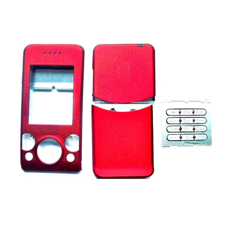 Full Body Housing For Sony Ericsson W580i - Red Full Body Housing For Sony Ericsson W580i - Red